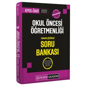 2022 KPSS ÖABT Okul Öncesi Öğretmenliği Soru Bankası - Pegem Akademi Yayıncılık