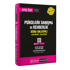 2022 Kpss Öabt Psikolojik Danışma Ve Rehberlik Konu Anlatımlı - Pegem Akademi Yayıncılık