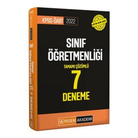 2022 Kpss Öabt Sınıf Öğretmenliği Tamamı Çözümlü 7 Deneme - Pegem Akademi Yayıncılık