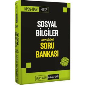 2022 KPSS ÖABT Sosyal Bilgiler Soru Bankası - Pegem Akademi Yayıncılık