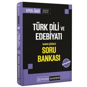 2022 Kpss Öabt Türk Dili Ve Edebiyat Soru Bankası - Pegem Akademi Yayıncılık