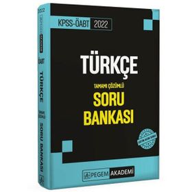 2022 KPSS ÖABT Türkçe Soru Bankası - Pegem Akademi Yayıncılık