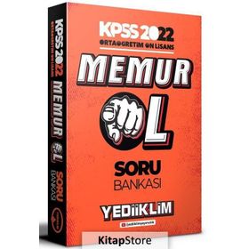 2022 KPSS Ortaöğretim Ön Lisans Memur Ol Soru Bankası-Yediiklim Yayınları