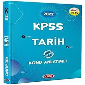 2022 KPSS Tarih Konu Anlatımlı Data Yayınları