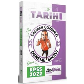 2022 KPSS Tarih Tamamı Çözümlü 22 Deneme Hocawebde Yayınları