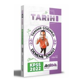 2022 KPSS Tarih Tamamı Çözümlü 22 Deneme Hocawebde Yayınları