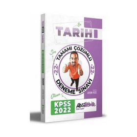 2022 KPSS Tarih Tamamı Çözümlü 22 Deneme Hocawebde Yayınları