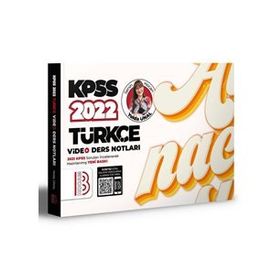 2022 KPSS Türkçe Video Ders Notları Benim Hocam Yayınları