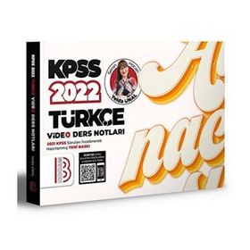 2022 KPSS Türkçe Video Ders Notları Benim Hocam Yayınları