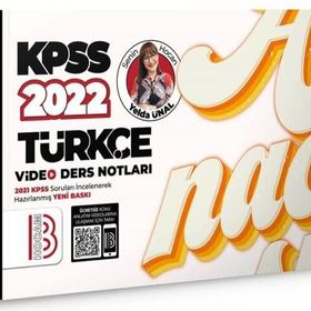 2022 KPSS Türkçe Video Ders Notları Benim Hocam Yayınları