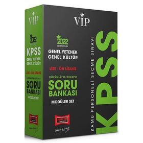2022 Kpss Vip Genel Yetenek Genel Kültür Lise Ön Lisans Modüler Soru Bankası-Yargı Yayınları