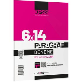 2022 KPSS Yeni Nesil 6x14 Paragraf Tamamı Video Çözümlü Deneme - Marka Yayınları