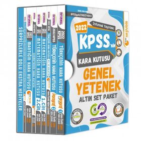 2022 Kpssnin Kara Kutusu Genel Yetenek Genel Kültür Altın Paket Set Dijital Çözümlü Konu Özetli Çıkmış Soru Bankası