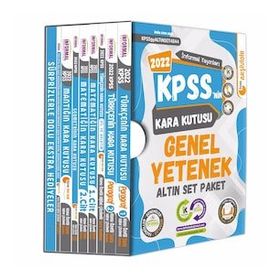2022 Kpssnin Kara Kutusu Genel Yetenek Genel Kültür Altın Paket Set Dijital Çözümlü Konu Özetli Çıkmış Soru Bankası