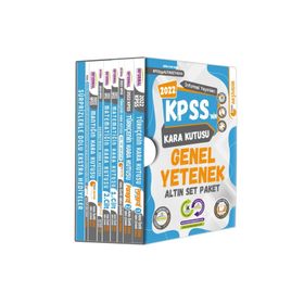 2022 Kpssnin Kara Kutusu Genel Yetenek Genel Kültür Altın Paket Set Dijital Çözümlü Konu Özetli Çıkmış Soru Bankası