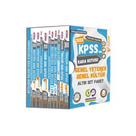 2022 Kpssnin Kara Kutusu Genel Yetenek Genel Kültür Altın Paket Set Dijital Çözümlü Konu Özetli Çıkmış Soru Bankası