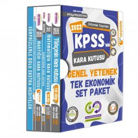 2022 Kpss'nin Kara Kutusu Genel Yetenek Tek Ekonomik Set Paket Konu Özetli Dijital Çözümlü Çıkmış Soru Bankası