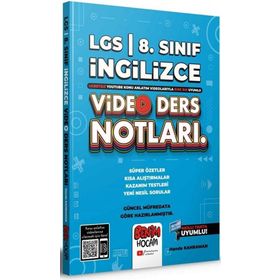 2022 LGS 8. Sınıf İngilizce Video Ders Notları ve Konu Anlatımı - Benim Hocam Yayınları