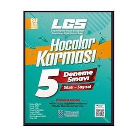 2022 LGS Hocalar Karması 5 Deneme Sınavı - Bilinçsel Yayınları