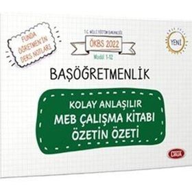 2022 MEB ÖKBS Başöğretmenlik Kolay Anlaşılır MEB Çalışma Kitabı Özetin Özeti - Data Yayınları