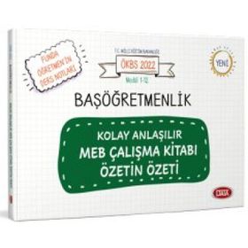 2022 MEB ÖKBS Başöğretmenlik Kolay Anlaşılır MEB Çalışma Kitabı Özetin Özeti - Data Yayınları