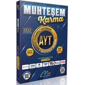 2022 Model Muhteşem Karma AYT 7'li Deneme Seti - Muhteşem Yayınları