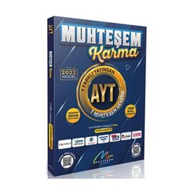 2022 Model Muhteşem Karma AYT 7'li Deneme Seti - Muhteşem Yayınları