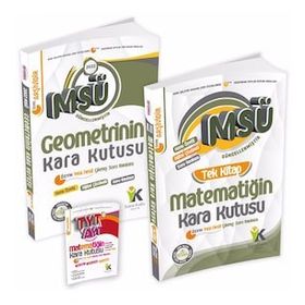 2022 MSÜ Matematik Tek Kitap ve Geometrinin Kara Kutusu Konu Özetli Dijital Çözümlü Çıkmış Soru Bankası seti