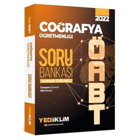 2022 ÖABT Coğrafya Öğretmenliği Tamamı Çözümlü Soru Bankası-Yediiklim Yayınları