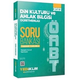 2022 ÖABT Din Kültürü ve Ahlak Bilgisi Öğretmenliği Tamamı Çözümlü Soru Bankası-Yediiklim Yayınları