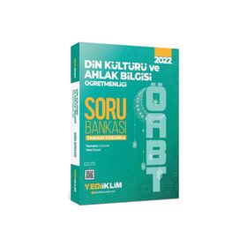 2022 ÖABT Din Kültürü ve Ahlak Bilgisi Öğretmenliği Tamamı Çözümlü Soru Bankası-Yediiklim Yayınları