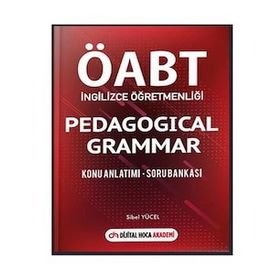 2022 ÖABT İngilizce Öğretmenliği Pedagogical Grammer Konu Anlatımı Soru Bankası - Dijital Hoca Akademi