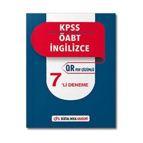 2022 ÖABT İngilizce Öğretmenliği QR Çözümlü 7 Deneme - Dijital Hoca Akademi