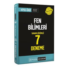 2022 ÖABT Kpss Fen Bilimleri Tamamı Çözümlü 7 Deneme