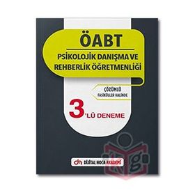 2022 ÖABT Psikolojik Danışma ve Rehberlik Öğretmenliği Çözümlü 3'lü Deneme - Dijital Hoca Akademi