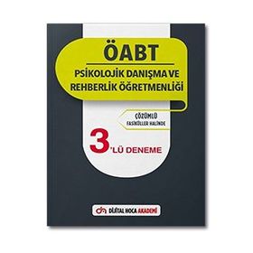 2022 ÖABT Psikolojik Danışma ve Rehberlik Öğretmenliği Çözümlü 3'lü Deneme - Dijital Hoca Akademi