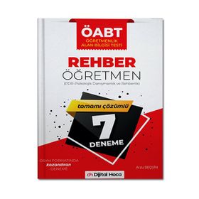 2022 ÖABT Psikolojik Danışma ve Rehberlik Öğretmenliği Çözümlü 3'lü Deneme - Dijital Hoca Akademi