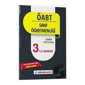 2022 ÖABT Sınıf Öğretmenliği Çözümlü ÖSYM Formatına Göre Güncel 3lü Deneme Dijital Hoca Akademi