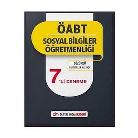 2022 ÖABT Sosyal Bilgiler Öğretmenliği Çözümlü 7'li Deneme - Dijital Hoca Akademi