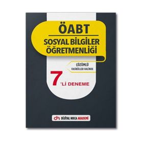 2022 ÖABT Sosyal Bilgiler Öğretmenliği Çözümlü 7'li Deneme - Dijital Hoca Akademi