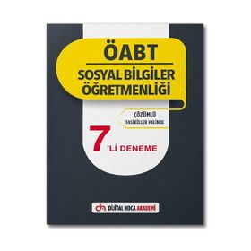 2022 ÖABT Sosyal Bilgiler Öğretmenliği Çözümlü 7'li Deneme - Dijital Hoca Akademi