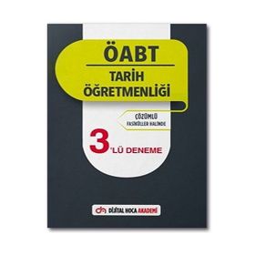 2022 ÖABT Tarih Öğretmenliği Çözümlü 3l'ü Deneme - Dijital Hoca Akademi