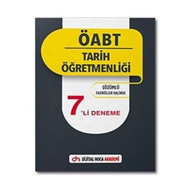2022 ÖABT Tarih Öğretmenliği Çözümlü 7'li Deneme - Dijital Hoca Akademi