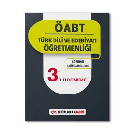 2022 ÖABT Türk Dili ve Edebiyatı Öğretmenliği Çözümlü 3'lü Deneme - Dijital Hoca Akademi