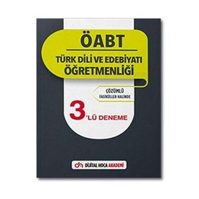 2022 ÖABT Türk Dili ve Edebiyatı Öğretmenliği Çözümlü 3'lü Deneme - Dijital Hoca Akademi