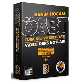 2022 ÖABT Türk Dili ve Edebiyatı Öğretmenliği Video Ders Notları - Benim Hocam Yayınları
