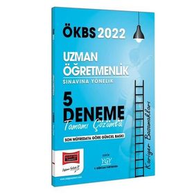 2022 ÖKBS Kariyer Basamakları Uzman Öğretmenlik Sınavına Yönelik Tamamı Çözümlü 5 Deneme Yargı Yayınları