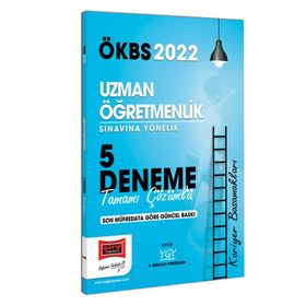 2022 ÖKBS Kariyer Basamakları Uzman Öğretmenlik Sınavına Yönelik Tamamı Çözümlü 5 Deneme Yargı Yayınları