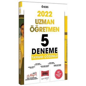 2022 ÖKBS Kariyer Basamakları Uzman Öğretmenlik Sınavına Yönelik Tamamı Çözümlü 5 Deneme Yargı Yayınları