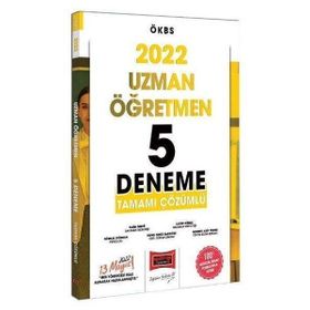2022 ÖKBS Kariyer Basamakları Uzman Öğretmenlik Sınavına Yönelik Tamamı Çözümlü 5 Deneme Yargı Yayınları